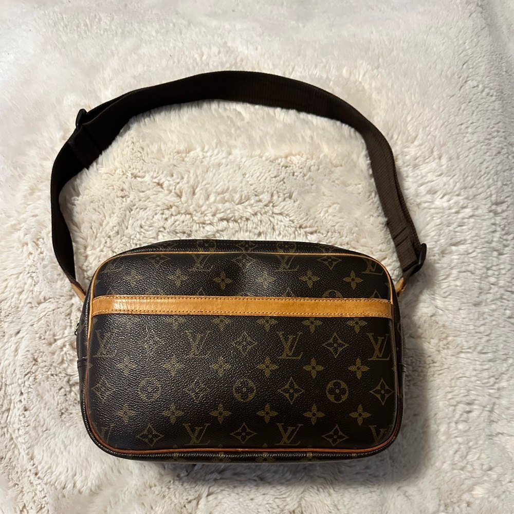 Louis Vuitton Monogram Reporter PM Shoulder Crossbody Bag M45254